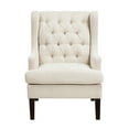thumbnail image 2 of 20.5" Seat Depth Beige Chair With Textured Upholstery 23.5" Arm Height, 2 of 5