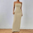 thumbnail image 5 of Kaemgyyd Wedding Guest Dresses for Women Elegant Backless Bodycon Maxi Dress Halter Cocktail Going out Long Dress for Party, 5 of 6