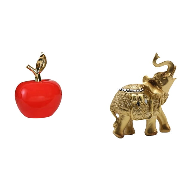 Figura de de cerámica, escultura, adorno artístico, resina, fruta, animal, estatua decorativa para el hogar, decoración para cafetería, estud
