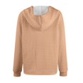thumbnail image 4 of NMMUED Hoodies for Women Waffle Knit Tops for Women Loose Fit Hoodie Womens Hoodies Pullover Casual Sweatshirts for Women Y2k Hoodie Winter Hoodie Beige L, 4 of 9