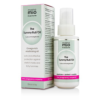Mama Mio Tummy Rub Stretch Mark Oil, 4.1 Oz (Best Oil To Prevent Stretch Marks During Pregnancy)