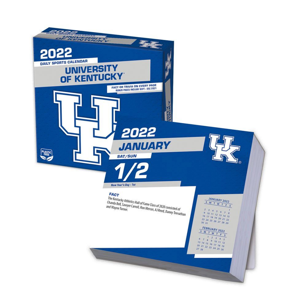 University Of Kentucky Calendar 2022 Col Kentucky Wildcats 2022 Desk Calendar - Walmart.com