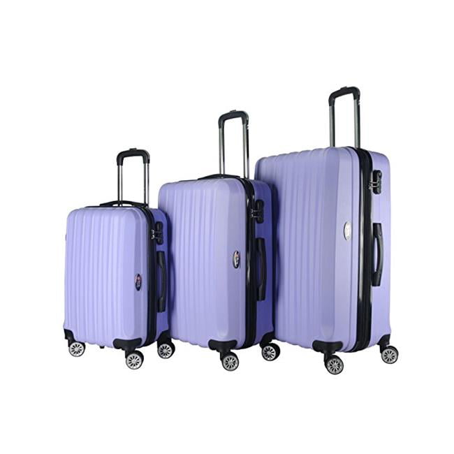 Brio Luggage 1600-Light Purple Hardside Spinner Luggage Set No.1600 ...