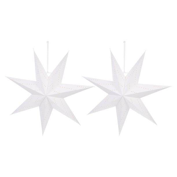 GOOHOCHY 2 piezas Cubiertas de luz con temática navideña, pantalla colgante de origami, adorno para lámpara