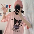 thumbnail image 3 of Cartoon Print Short Sleeve Kuromi T-shirt for womenpangjing, 3 of 4