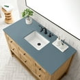 thumbnail image 5 of James Martin Vanities 48" Single Vanity, Light Natural Oak w/ 3 CM Cala Blue Top, 5 of 7