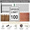 thumbnail image 3 of Speed Limit 10 Mph Sign, Speed Limit Signs Novelty Slow Down Sign Warning Traffic Road Street Sign 8X12 Inches, 3 of 4