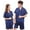 Navy Blue, variant on Couples Pajamas, Short Sleeve with Short Pants, Sleepwear & Loungewear