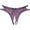 Purple, variant on Womens Lace G-String Thongs Panties Underwear Low Rise T-Back Underpants