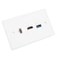 thumbnail image 3 of Panel de Enchufe ANGGREK CAT6 Placa de Pared Con Clip USB, 3 of 8