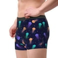 thumbnail image 4 of Fotbe Sea Jellyfish Men’s Total Support Pouch Boxer Briefs, X-Temp Cooling, Moisture-Wicking Underwear, Regular, Long-leg and Trunk-Large, 4 of 9