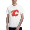 thumbnail image 1 of Calgary Flames Fashion Men'S Short Sleeve T-Shirt White Large, 1 of 5