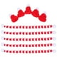 thumbnail image 1 of 5 conjuntos Botella de vino mini bufandas sombreros de navidad adornos de vino, 1 of 5