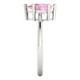 thumbnail image 3 of 1.5 ct Pear Cut Simulated Pink Diamond Solitaire 14K White Gold Womens Engagement Ring, 3 of 5