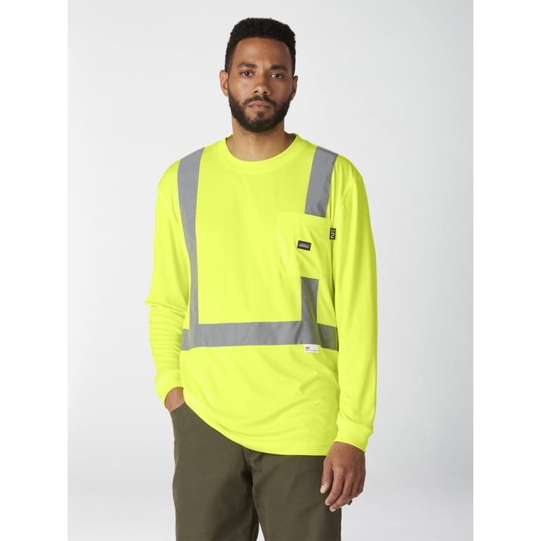 Genuine Dickies Men's Hi-Vis Long Sleeve Safety Tee photo 1