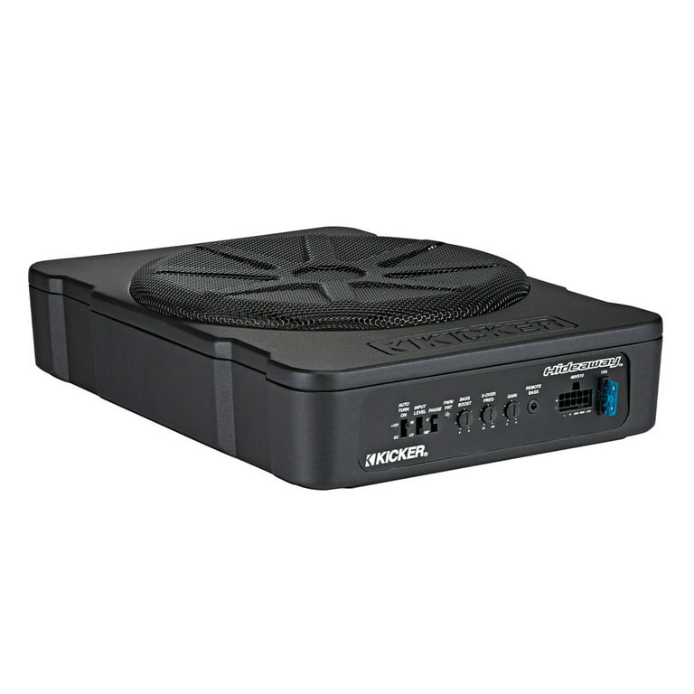 Kicker Hideaway Series 10 Inch Compact Powered Subwoofer with 180
