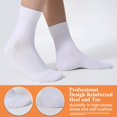 thumbnail image 3 of 6Pairs Women's Thin Cotton Socks, Soft Cotton Bootie Socks Women Above Ankle Crew Socks, 3 of 5