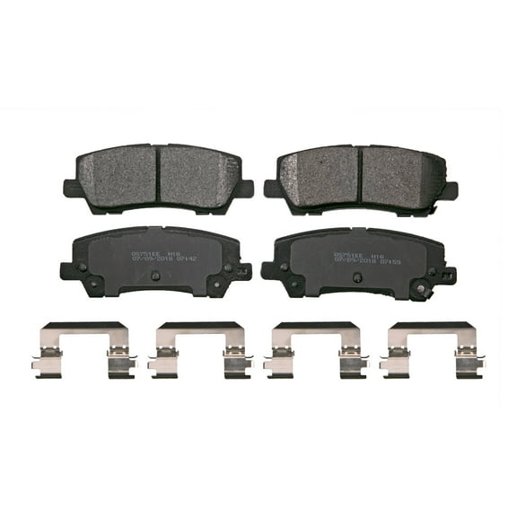 Wagner QuickStop ZX1810 Semi-Metallic Disc Brake Pad Set Fits select: 2015-2018 FORD MUSTANG