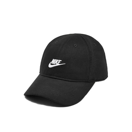 nike-children-s-embroidered-swoosh-logo-cotton-curve-brim-cap-black