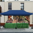 thumbnail image 4 of Yaheetech 10x20 Ft Instant Outdoor Canopy with Adjustable Height and Wheeled Carry Bag, Navy Blue, 4 of 7