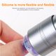 thumbnail image 3 of Lámpara De Uñas De Silicona, Lámpara De Fototerapia Auxiliar De Grabado De Lentejuelas Portátil, Linterna De Estampado De Uñas Antideslizante Con 12 Cuentas De Lámpara Para Tienda De Manicura, 3 of 7
