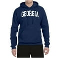 thumbnail image 2 of Wild Bobby State of Georgia College Style Unisex Hoodie Sweatshirt, 2 of 6
