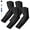 4 Black, variant on Finvizo 4 Pairs Sun Protection Sleeves to Cover Arms Cooling Sports Compression Arm Sleeves for Men Women