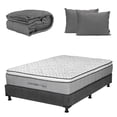 thumbnail image 1 of Colchón Queen Size Dicasa Vail + Box Base Cama + Almohada 2Pack + Edredón Homy, 1 of 8