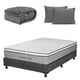 thumbnail image 1 of Colchón Matrimonial Dicasa Vail + Box Base Cama + Almohada 2Pack + Edredón Homy, 1 of 8