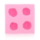 thumbnail image 1 of Moule en silicone multifonction en forme de fraise, antiadhésif, souple, de qualité alimentaire, pour fondant, chocolat, bonbons, rose, 1 of 4