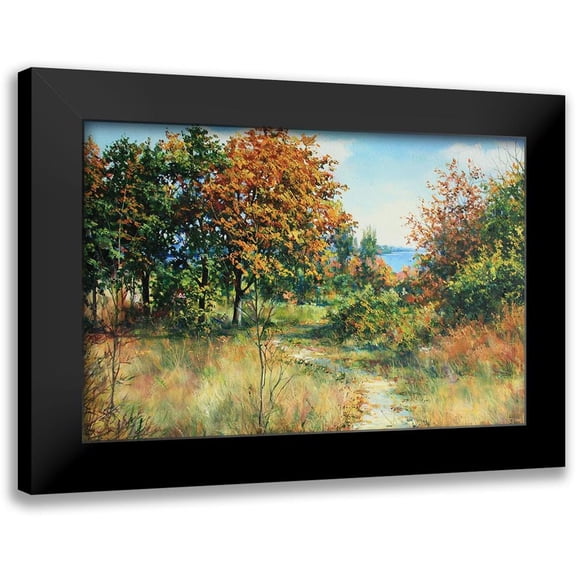 Cernov, Ivan 14x11 Black Modern Framed Museum Art Print Titled - Welcome Autumn