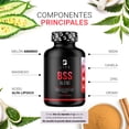 thumbnail image 3 of BSS Fórmula B Life Melón Amargo Ácido Alfa Lipoico Neem Canela Magnesio Zinc Cromo 90 Cápsulas, 3 of 7