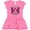 Raspberry with Polka Dots, variant on Inktastic Breast Cancer Awareness Hope and Faith with Butterfly Ribbon Gift Toddler Girl Dress