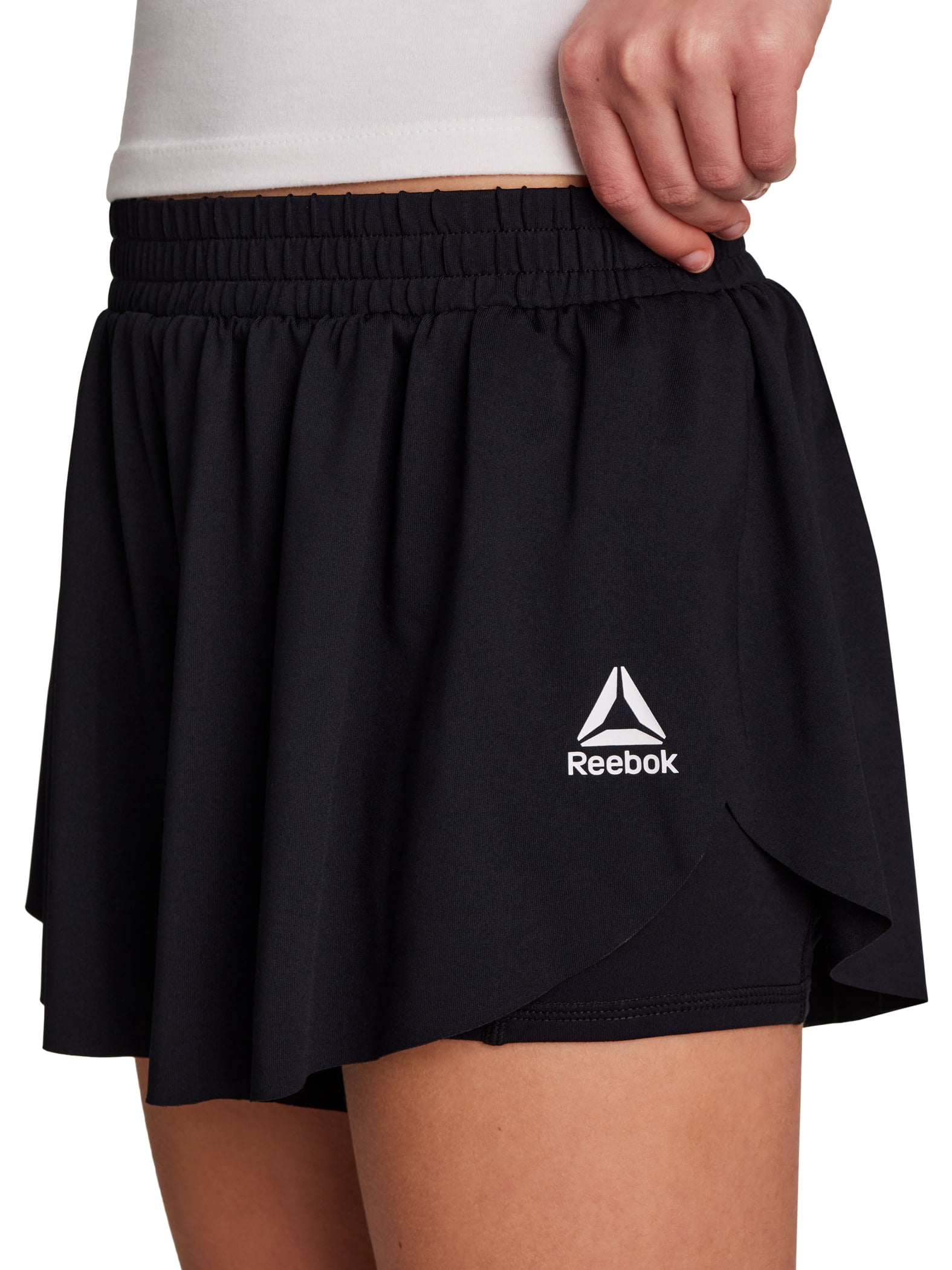 Reebok Girl's Athletic T-Shirt & Flutter Short, 2-Piece Set, Sizes 4-18