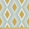 thumbnail image 1 of Geometric Rhombus Upholstery Fabric by the Yard, Modernistic Pastel Tones Pattern with Repeating Shapes, Decorative Fabric for DIY and Home Accents, 10 Yards, Pale Orange Multicolor by Ambesonne, 1 of 4