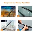 thumbnail image 2 of 4pcs Window Wiper Strip Replacement Wiper Blade Refill Wiper Rubber Blade Insert, 2 of 8
