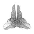 thumbnail image 4 of 12pcs Wooden Box Jewelry Gift Case Corner Decorative Protectors Iron Edge Cover Guard Sliver, 4 of 5