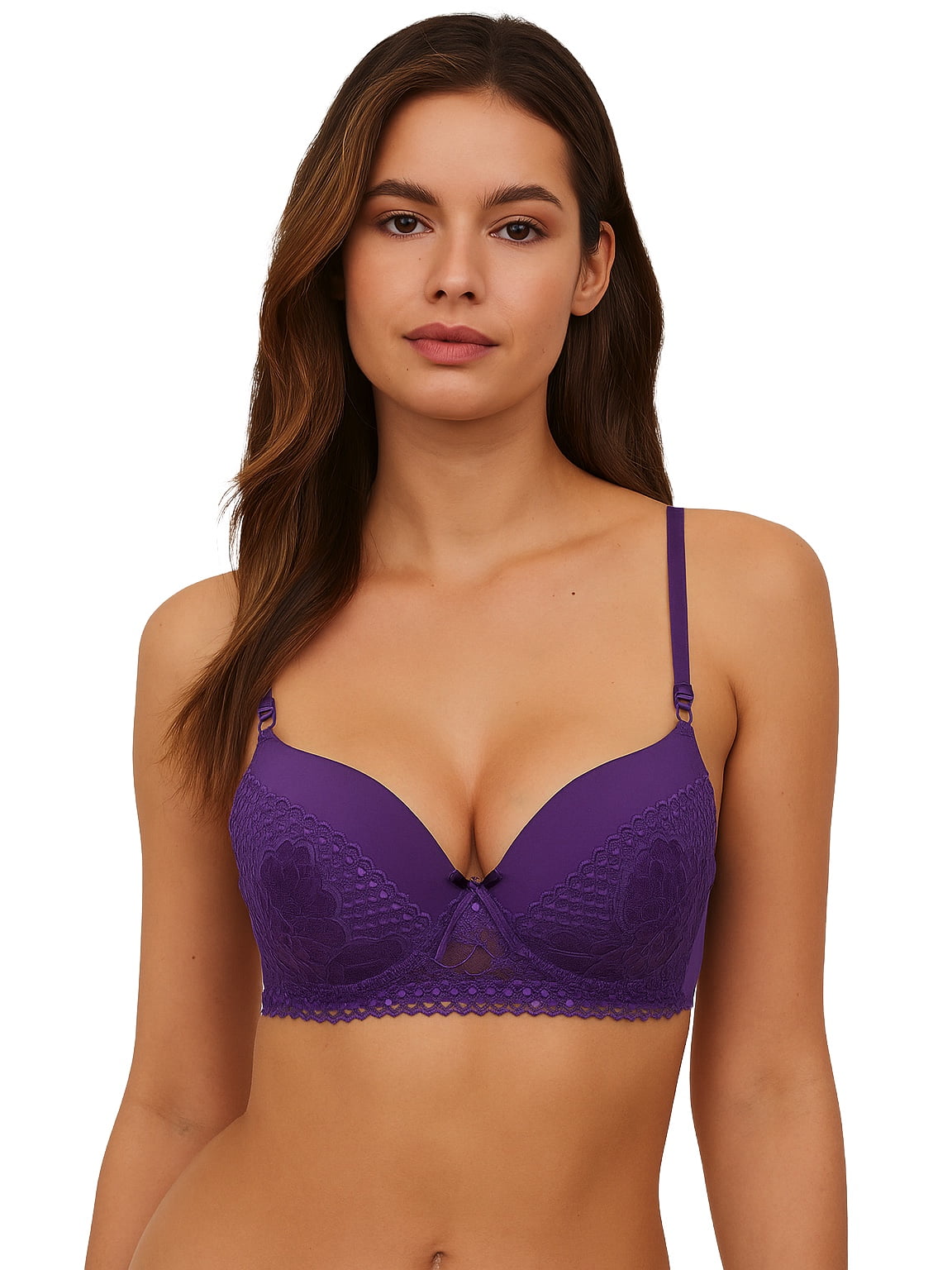 Women Bras 6 Pack of T-shirt Bra B Cup C Cup D Cup DD Cup DDD Cup 36C (A9283)