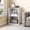 White, variant on Basic Open Shelf Bookcase - 2-Tier Small Tiny Wooden Cube Storage Shelves Split Bookshelf, White