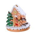 thumbnail image 1 of Estatuilla de casa de especias navideñas, paisaje de casa de especias navideñas en miniatura, decoración del hogar para chimenea y cafetería, 1 of 5