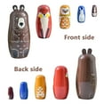 thumbnail image 4 of TETOU 5 Layer Wooden Animal Nesting Dolls Matryoshka Doll Toy for Birthday Party Christmas Gift (Brown bear), 4 of 6
