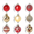 thumbnail image 2 of Bolas de Navidad Doradas Y Rojas JanHm 50 Piezas 4 CM Plástico, 2 of 5