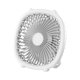 thumbnail image 4 of Ventiladores de escritorio 3 velocidades USB recargable portátil de o colgante silencioso ventilador de refrigeración de mesa personal para el hogar, sala de estudio, interior Blanco Gloria Abanico portátil, 4 of 9
