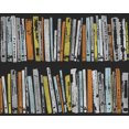 thumbnail image 1 of SHONER WOHNEN 5 - Floral Stripped Books Design Grey Wallpaper Roll, 1 of 3