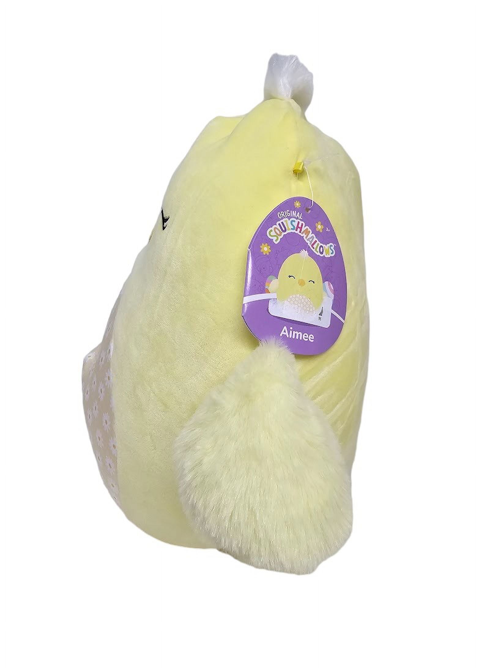 Squishmallows Official Kellytoys Plush 12 Inch Aimee the Yellow Chick With Floral Bellyt Ultimate Plush Stuffed Toy