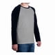 thumbnail image 2 of Playera Simply Basic para Hombre, Extragrande Oxford con Azul Marino Manga Larga Talla EG, 2 of 4