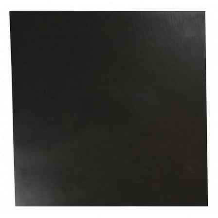 1/32" Comm. Grade Buna-N Rubber Sheet, 12"x12", Black, 40A