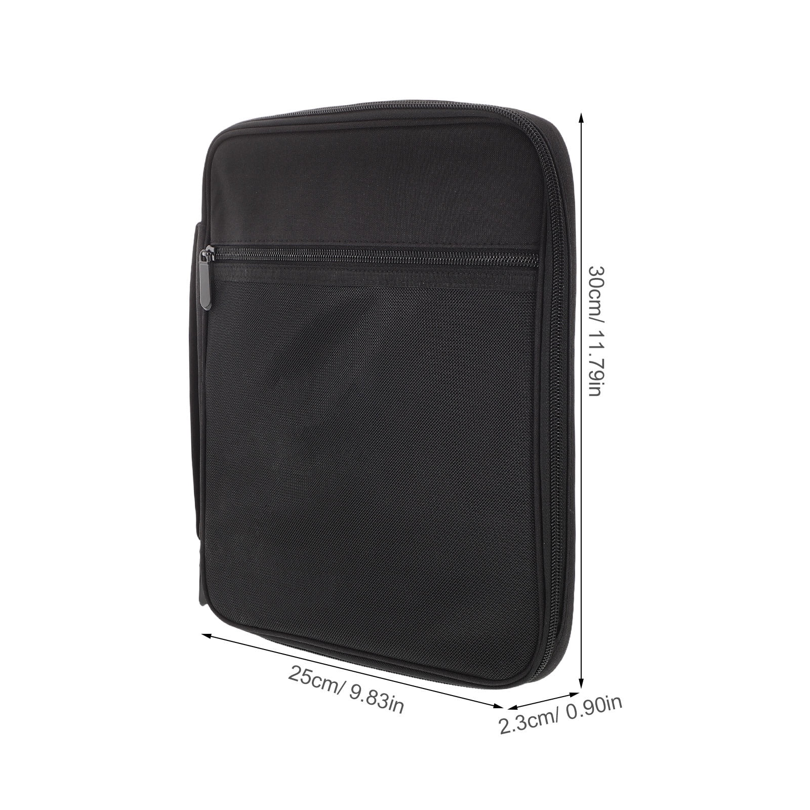 TABLZONE Black Polyester Protective Organizer for Smartwatch Bands, Portable Watch Band Storage Case with Design