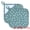 Green, variant on Unique Bargains 2Pcs Heat Resistant Trivets Non Slip Hot Pads Gray 8.1*8.7in