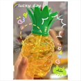 thumbnail image 4 of Vaso de Plástico con Forma de Piña, Vaso con Pajita, Decoración de Fiesta de Cumpleaños Luau, Vaso para Beber en la Playa de Verano, 4 of 5